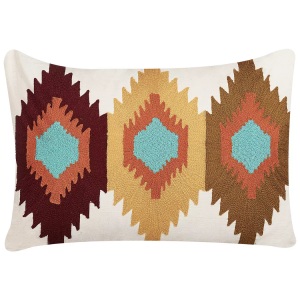 Beliani, Dekokissen aus Baumwolle Boho DANAPUR Dekokissen aus Baumwolle Boho DANAPUR, Beliani - Dekokissen aus Baumwolle Klassisch DANAPUR, S/M, Erdbraun