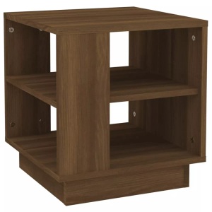 vidaXL, vidaXL Couchtisch Braun Eichen-Optik 40x40x43 cm Holzwerkstoff