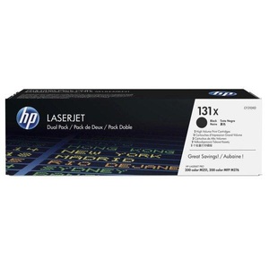 Hp, HP 131X 2er-Pack Schwarz Original LaserJet Tonerkartuschen mit hoher Reichweite, HP 131X Original Tonerkartusche CF210XD Schwarz Duopack 2 Stück