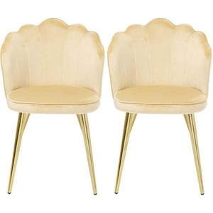 Kare Design, Stuhl Princess Beige (2er-Set), Stuhl Princess Beige (2er-Set)