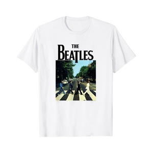 The Beatles, Tshirt Logo Mädchen Weiss 104, The Beatles - TShirt Logo, 104, Weiss