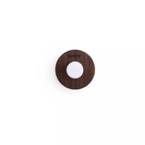 Forster Home, Magnetischer Haken Rund Walnuss Magnetischer Haken Rund Walnuss, Forster Home - Magnetischer Haken Rund Walnuss, One Size, Weiss