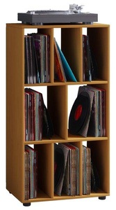 VCM, Holz Schallplattenregal Raumteiler LP Medienregal Archivierung Schaltino Holz Schallplattenregal Raumteiler LP Medienregal Archivierung Schaltino, VCM - Holz Schallplattenregal | Raumteiler Maße H. 114 x B. 60 T. 40 cm Medienregal Schaltino, cm, Bronze