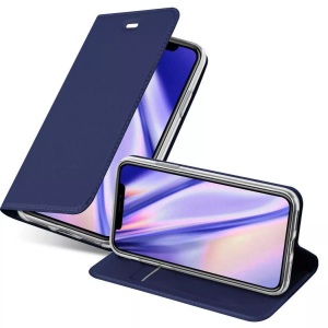 Cadorabo, Hülle für Apple iPhone XS MAX Magnetverschluss, Kartenfach, Cadorabo - Hülle für Apple iPhone XS MAX Magnetverschluss, Kartenfach, Dunkelblau