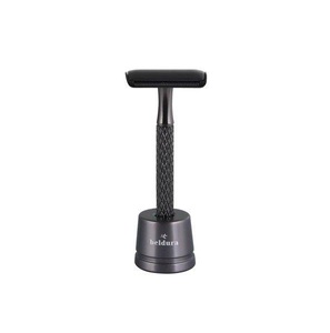 Beldura, Matte Black Rasierhobel Mit Ständer Damen ONE SIZE, Beldura - Rasierhobel mit Ständer Matte Schwarz