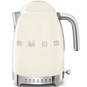 SMEG, SMEG - Wasserkocher SMEG - Mischmaterial - beige - 22.3/28/17.1 cm, Smeg Wasserkocher Klf04Creu Creme