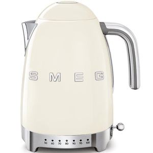 SMEG, SMEG - Wasserkocher SMEG - Mischmaterial - beige - 22.3/28/17.1 cm, SMEG 2-231378 KLF04CREU Wasserkocher Creme