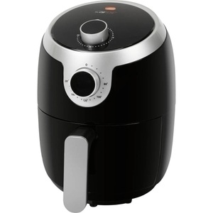 Clatronic, Clatronic FR 3769 H Heißluft-Fritteuse 1000 W Schwarz, Silber, 