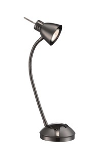 Globo, GLOBO NUOVA Tischleuchte schwarz, inkl. 10706, Schalter, BxH:250x440, inkl. 1xGU10 LED, Tischleuchte Nuova