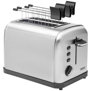 Princess, Princess 142354 Toaster mit Brötchenaufsatz Edelstahl, Princess 01.142354.01.001 Toasters Edelstahl