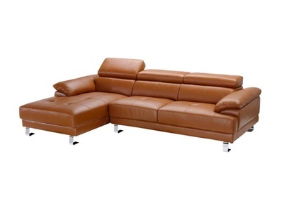 Vente-unique, Ecksofa Leder - Karamell - Ecke Links - EXCELSIOR II Ecksofa Leder - Karamell - Ecke Links - EXCELSIOR II, Vente-unique - Ecksofa Leder - Karamell - Ecke Links - EXCELSIOR II, One Size, Braun