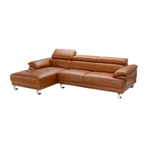 Vente-unique, Ecksofa Leder - Karamell - Ecke Links - EXCELSIOR II Ecksofa Leder - Karamell - Ecke Links - EXCELSIOR II, Vente-unique - Ecksofa Leder - Karamell - Ecke Links - EXCELSIOR II, One Size, Braun