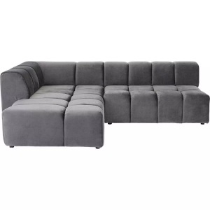Kare Design, Ecksofa Belami Grau Links, Ecksofa Belami Grau Links