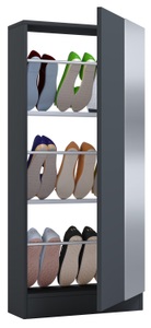 VCM, Holz Schuhschrank Schuhkommode Schuhregal Schuhständer Fulisa L Spiegel Holz Schuhschrank Schuhkommode Schuhregal Schuhständer Fulisa L Spiegel, 