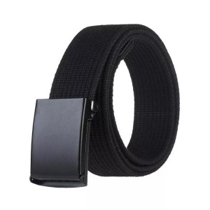 eStore, Canvas-gürtel Damen 110cm, B2X - Canvas-Gürtel Schwarz, für Herren, Größe 110cm