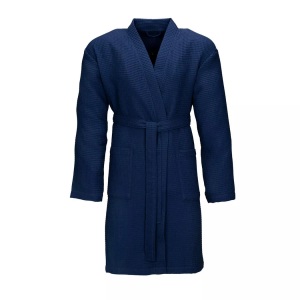 Vossen, Vossen Bademantel rom gr m , Rom 5016 , Dunkelblau , Textil , Frottee , Taschen, besonders flauschig, hochwertige Qualität, modische Optik , 003355102601, VOSSEN - Rom Bademantel, für Damen, Aquamarine, Größe M