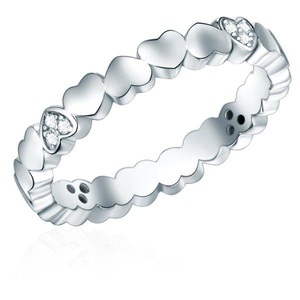 Rafaela Donata, Ring Sterling Silber Zirkonia Weiß Damen Silber 56, Rafaela Donata - Ring Herz, 56, Silber