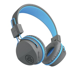 JLab, Jlab JBuddies Studio Kids On-Ear, Wireless, Grey/Blue, IEUHBSTUDIORGRYBLU4, JLAB AUDIO JBuddies Studio - Headset (On-ear, Grau/Blau)