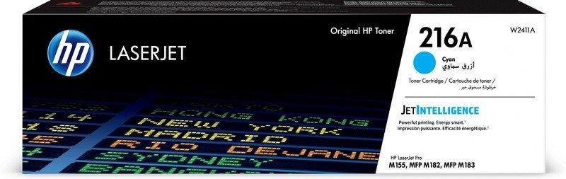 HP Supplies, HP 216A Toner cyan, Hewlett Packard Toner, blau, No.216A, W2411A, (850 Seiten)