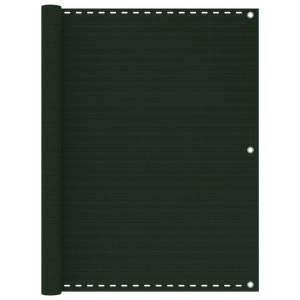 vidaXL, vidaXL Balkon-Sichtschutz Dunkelgrün 120x300 cm HDPE, vidaXL Balkon-Sichtschutz Dunkelgrün 120x300 cm HDPE
