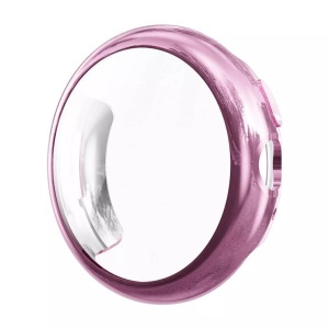 Cover-Discount, Cover-Discount - Google Pixel Watch 3 45mm Gummi Schutz Case Metall-Look, Pink,