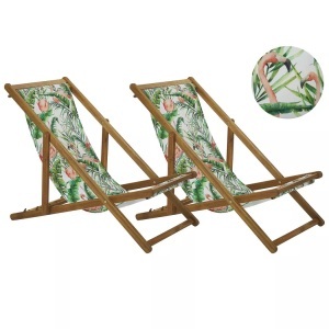Beliani, Beliani Anzio Sonnenliege, Beliani - Liege aus Polyester Modern ANZIO, One Size, Light Beige
