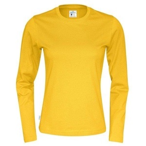 Cottover, Tshirt Langärmlig Unisex Gelb XL, Cottover - TShirt Langärmlig, für Damen, Gelb, Größe XL