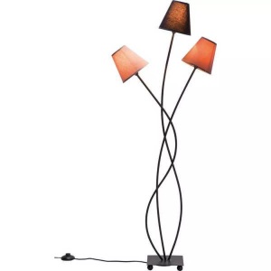 KARE, KARE Flexible Mocca Tre dreiflammige Stehleuchte, KARE Flexible Mocca Tre dreiflammige Stehleuchte