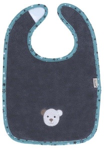 Sterntaler, Sterntaler Plastik-Klettlätzchen Elia eisengrau, Sterntaler Lätzchen , 7052270 Elia , Grau , Textil , Bär , 26x0.5 cm , 004910244201