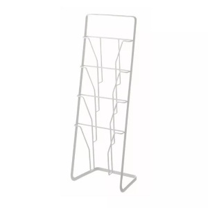 Yamazaki, Yamazaki - Zeitungsständer Smart - weiss - 70 cm, Yamazaki - Zeitschriftenständer TOWER, One Size, Weiss