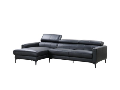 Vente-unique, Ecksofa Leder Büffelleder Ecke Links FLORENCE Ecksofa Leder Büffelleder Ecke Links FLORENCE
