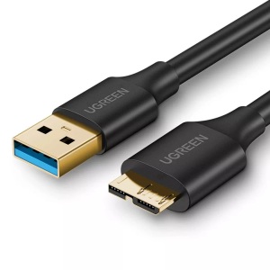 Ugreen, UGREEN -  USB-A 3.0 ? Micro-USB-B SuperSpeed-Kabel, 5 Gbit/s, 1 m ? Schwarz, One Size
