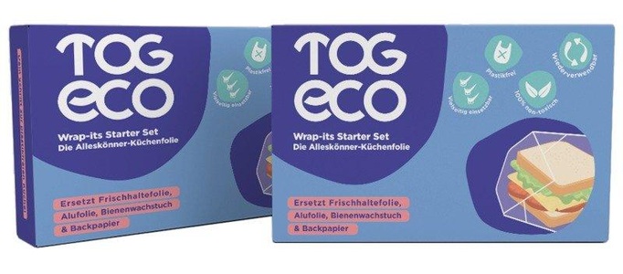 Togeco, Wrap-Its Starter Set Wrap-Its Starter Set, Togeco Frischhaltefolie 4 Stück, Transparent