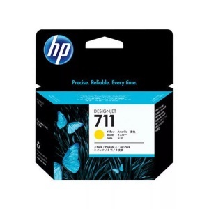 Hp, HP 711 Cz136A 3-er Pack gelb Tintenpatrone, Hewlett Packard Tintenpatrone, gelb, No.711, CZ136A, (3 x 29ml)