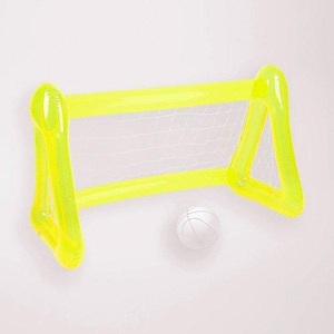 Sunnylife, Aufblasbares Fußballtor Unisex 160 cm, Wasserball-Netz GOALIE in neon citrus