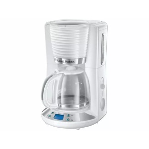 RUSSELL HOBBS, Russell Hobbs 24390-56 RH Inspire - Kaffeemaschine (Weiß/Chrom), Russell Hobbs Inspire 24390-56 Glas-Kaffeemaschine weiss