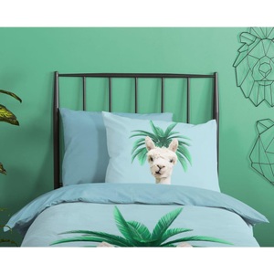 Good Morning, Good Morning Kinder-Bettwäsche-Set PALLAMA 140x200/220 cm Hellblau, 