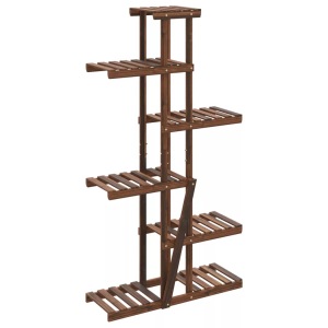 vidaXL, vidaXL Blumenständer 75x25x140,5 cm Massivholz Tanne, vidaXL Blumenständer 75x25x140,5 cm Massivholz Tanne