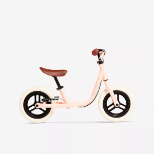 BTWIN, Laufrad Kinder 10zoll Runride 500 Rosa Unisex Erdbraun ONE SIZE, BTWIN - Runride 500, One Size, Rosa