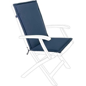 mutoni Garten Deluxe, Kissen für Gartenstuhl Blau, Kissen für Gartenstuhl Blau