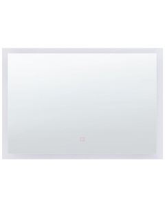 Beliani, Beliani Badspiegel mit LED-Beleuchtung rechteckig 60 x 80 cm ADOUR, Beliani Badspiegel mit LED-Beleuchtung rechteckig 80 x 60 cm ADOUR