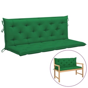vidaXL, vidaXL Auflage für Hollywoodschaukel Grün 150 cm Stoff, 