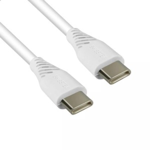 Swissten, USB-C / USB-C 100W Kabel, Apple - USB-C / 100W Kabel Swissten, Weiss, One Size
