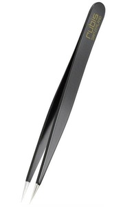 Rubis, rubis Pinzette spitz schwarz Inox (1 Stück), Rubis Pinzette spitz, schwarz, Inox
