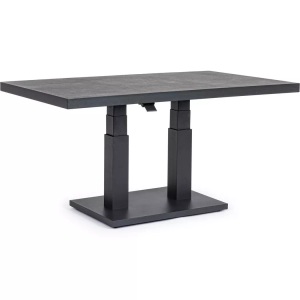 mutoni lifestyle, Gartentisch Truman höhenverstellbar anthrazit 140x85, Garten Couchtisch Truman höhenverstellbar anthrazit 140x85