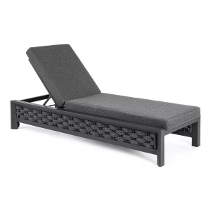mutoni lifestyle, Sonnenliege Otavio anthrazit, Sonnenliege Otavio anthrazit
