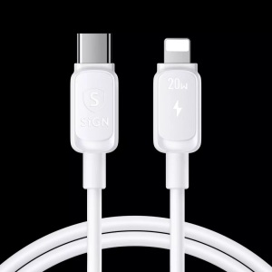 B2X, B2X - USB-C-auf-Lightning-Kabel 20 W, 2 m ? Weiß, 2 Meter