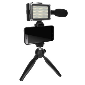 Avizar, Stream Set mit LED-Scheinwerfer, Puluz, Puluz - Stream Set mit LED-Scheinwerfer, Schwarz