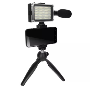 Avizar, Stream Set mit LED-Scheinwerfer, Puluz, Puluz - Stream Set mit LED-Scheinwerfer, Schwarz