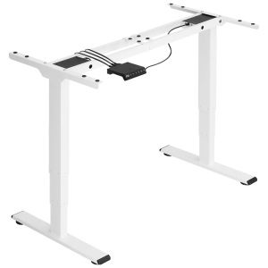 TecTake, Tischgestell Twain höhenverstellbar 110-168x60x60-125cm Tischgestell Twain höhenverstellbar 110-168x60x60-125cm, Tectake - Tischgestell Twain höhenverstellbar 110-168x60x60-125cm, 168CM, Weiss